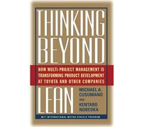 Michael A. Cusumano Kentaro Nobeoka Thinking Beyond Lean (Tascabile)