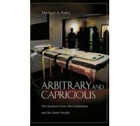 Michael A. Foley Arbitrary and Capricious (Copertina rigida)