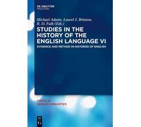 Michael Adams Studies in the History of the English Language (Copertina rigida)