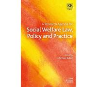 Michael Adler A Research Agenda for Social Welfare Law, Polic (Copertina rigida)