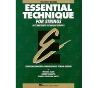 Michael Allen Robert Gillespie Pame Essential Technique for Strings (Tascabile)
