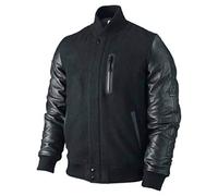Michael B Jordan Kobe Destroyer XXIV Battle Varsity Bomber Baseball Giacca Maniche In Pelle, Lana + maniche in vera pelle, XXXL