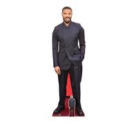 Michael B Jordan Rosa Righe Grandezza Naturale Sagoma di Cartone Con Gratis Mini
