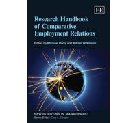 Michael Barry Research Handbook of Comparative Employment Rel (Copertina rigida)