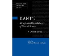 Michael Bennett McNu Kant's Metaphysical Foundations of Natural Scie (Tascabile)