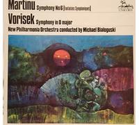 Michael Bialoguski, New Philharmonia Orchestra - RHS 309 Martinu 6/Vorisek Symphony New Philharmonia Michael Bialoguski vinyl LP