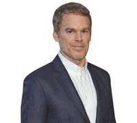 Michael C. Hall (Blue Suit) Half Body Buddy Cutout