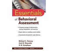 Michael C. Ramsay Cecil R. Reynolds R. W. Essentials of Behavioral A (Tascabile)