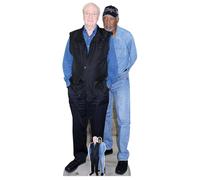 Michael Caine E Morgan Freeman Lifesize Cartone Ritaglio And Free Mini IN Piedi