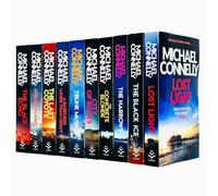 Michael Connelly Harry Bosch Serie 10 Set di raccolte di libri (Lost Light, City of Bones, A Darkness More Than Night, Black Ice, Angels Fight, Concrete Blonde, Narrows, Last Coyote, Trunk Music, Bla