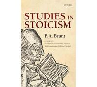 Michael Crawford P. A. Brunt Studies in Stoicism (Copertina rigida)