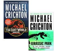 Michael Crichton Collection 2 Books Set (The Lost World, Jurassic Park)