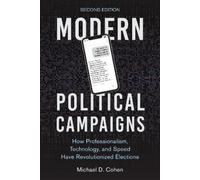 Michael D. Cohen Modern Political Campaigns (Copertina rigida)