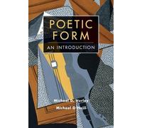 Michael D. Hurley Michael O'Neill Poetic Form (Tascabile)