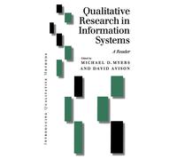 Michael D Myers Qualitative Research in Information Systems (Copertina rigida)