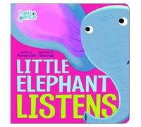 Michael Dahl Little Elephant Listens (Libro di cartone) Hello Genius
