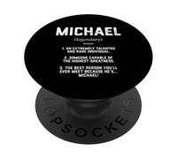 Michael Definition Funny Talented Great Mike Cosplay Michael PopSockets PopGrip Adesivo