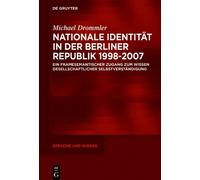 Michael Drommle Nationale Identität in der Berliner Republik (Copertina rigida)
