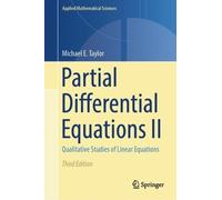 Michael E. Taylor Partial Differential Equations II (Copertina rigida)