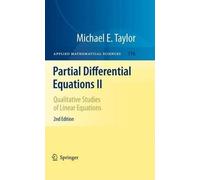 Michael E. Taylor Partial Differential Equations II (Tascabile)
