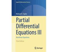 Partial Differential Equations: Nonlinear Equations (3)