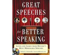 Michael Eidenmull Great Speeches For Better Speaking (Book + Audio C (Tascabile)