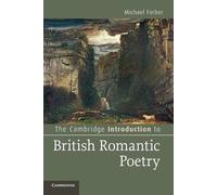 Michael Ferber The Cambridge Introduction to British Romantic Poetry (Tascabile)