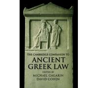 Michael Gagarin The Cambridge Companion to Ancient Greek Law (Tascabile)