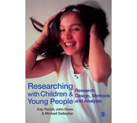 Michael Gallagher Kay Tisdall John E Researching with Children and Y (Tascabile)