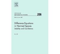 Michael Gil Difference Equations in Normed Spaces (Copertina rigida)