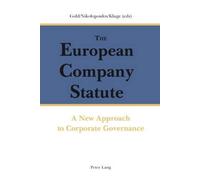 Michael Gold The European Company Statute (Tascabile)