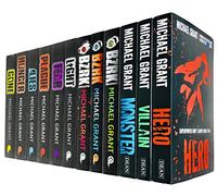 Michael Grant 12 Books Collection Set (Gone Series-Light, Gone, Hunger, Lies, Plague, Fear, Bzrk Series -Bzrk, Reloaded, Apocalypse & Monster Series-Hero, Villain, Monster)