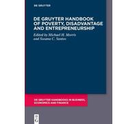 Michael H. Morr De Gruyter Handbook of Poverty, Disadvantage (Copertina rigida)