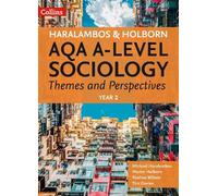 Michael Haralambos Tim Davies Martin Hol AQA A Level Sociology Them (Tascabile)