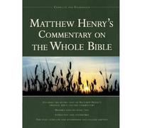 Michael Henry Matthew Henry's Commentary on the Whole Bible (Copertina rigida)