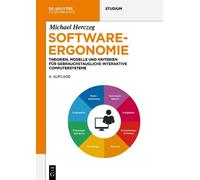 Michael Herczeg Software-Ergonomie (Copertina rigida) de Gruyter Studium
