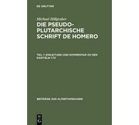 Michael Hillgrub Einleitung Und Kommentar Zu Den Kapiteln 1- (Copertina rigida)