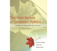 Michael Howlett Leslie Pal Robert M. C The Real Worlds of Canadian P (Tascabile)