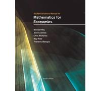 Michael Hoy John Li Student Solutions Manual for Mathematics for Ec (Tascabile)