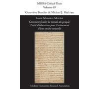 Michael J Mulry Louis Sébastien Mercier, 'Comment fonder la morale d (Tascabile)