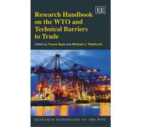 Michael J. Treb Research Handbook on the WTO and Technical Ba (Copertina rigida)