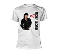 Rockoff Trade Michael Jackson Bad, T-Shirt Uomo, Bianco (White White), Small