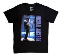 Michael Jackson Black Or White Panther Dance autorizzato Uomo maglietta
