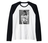 Michael Jackson dal Vivo a Wembley Bad Tour 1988 Maglia con Maniche Raglan