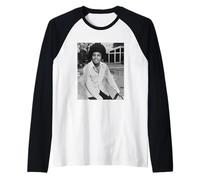 Michael Jackson dei Jackson 5 a LA Home 1975 Maglia con Maniche Raglan