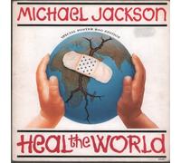 Michael Jackson - Heal the world/She drives me wild (poster-cover, 1991) / Vinyl single [Vinyl-Single 7'']