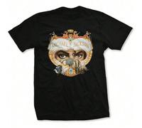 Michael Jackson | Official Band T-Shirt | Dangerous - 24-Hour Fast Shipping! Celebrate the legacy of the King of Pop with this official Michael Jackson band T-shirt featuring the "Dangerous" design. P