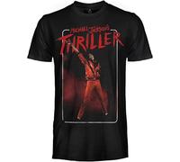 MICHAEL JACKSON T-Shirt Maglietta Adulto THRILLER Cotone Stampa Qualita