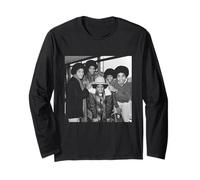 Michael Jackson The Jackson 5 Arriva per Il Tour nel Regno Unito 1979 Maglia a Manica