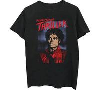Rock Off Trade T-shirt uomo Michael Jackson 'Thriller Pose' NUOVO E UFFICIALE Nero